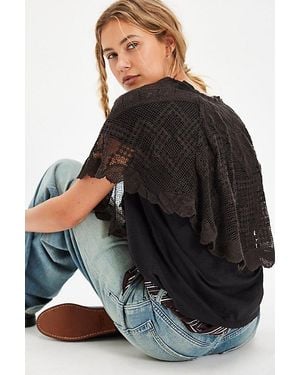 Free People Evangeline Tee - Black