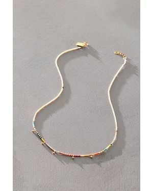 Iwona Ludyga Design Slim Short Necklace - Grey