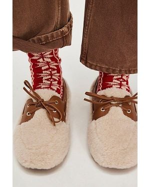 Sperry Top-Sider Slim Cozy Boat Shoes - Natural