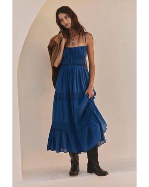 free-est Taking Sides Maxi Dress By - Blue