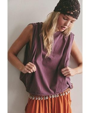 Free People Cora Crochet Knit Skull Cap - Brown