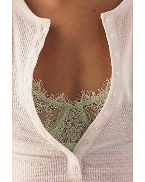 Intimately By Free People Lacebound Demi Underwire Bra By - Brown