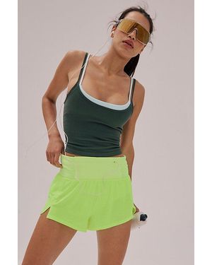 Fp Movement Tempo Light As Air Uv Protection Run Shorts - Green