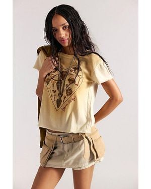 Free People Key To My Heart Tee - Natural