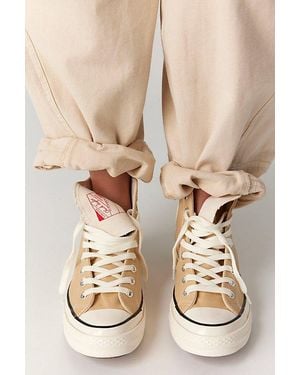 Converse Chuck 70 Recycled Canvas High-Top Sneakers - Natural