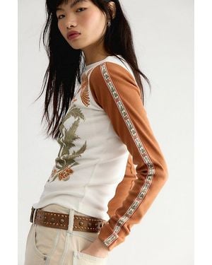 Sunday Market Folklorian Twist Long Sleeve Top - Multicolour