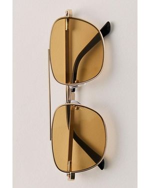 Free People Brooks Metal Aviator Sunglasses - Multicolour