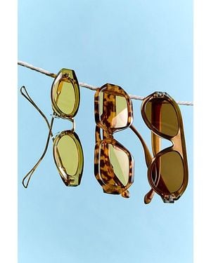 Free People Felix Cat Eye Sunglasses - Blue