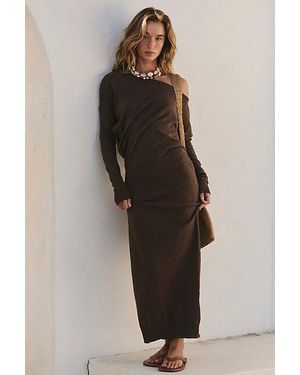 free-est Hollis Jumper Midi Dress By - Brown