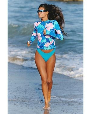 Free People Seea Eden Bikini Bottoms - Blue