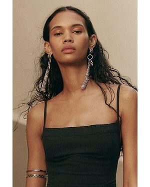 Free People Perfect Days Dangle Earrings - Black