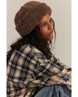 Free People Oh So Cozy Fisherman Hat - Brown