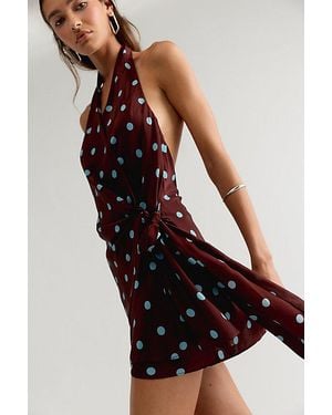 Bec & Bridge Mathilde Halter Mini Dress - Black