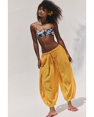 free-est Playa Party Balloon Trousers By - Yellow