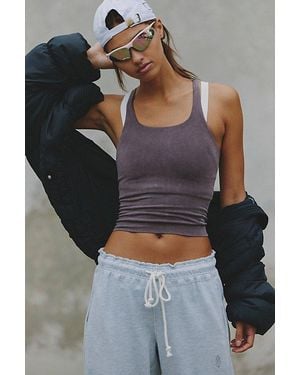Fp Movement Go To Smooth Square Neck Cami - Gray