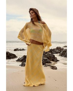 free-est Paula Patterned Skirt Set By - Multicolour