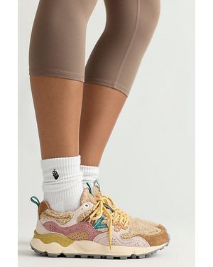 Flower Mountain Yamano 3 Teddy Sneakers - Brown