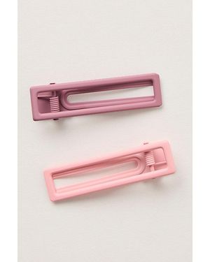 Free People Nat + Noor Lulu Clips - Pink