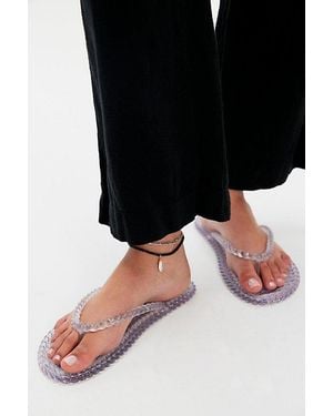 Brizza Arezzo Rope Walk Jelly Flip Flops By - Black