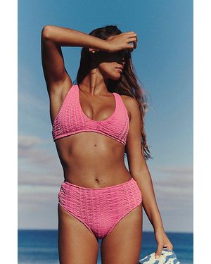 Seea Brasilia High-Waisted Surf Bottoms By - Red