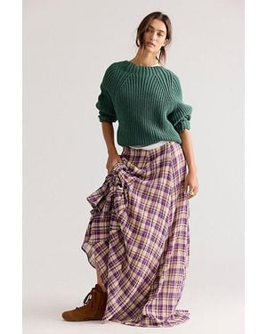 Free People Ives Maxi Skirt - Brown