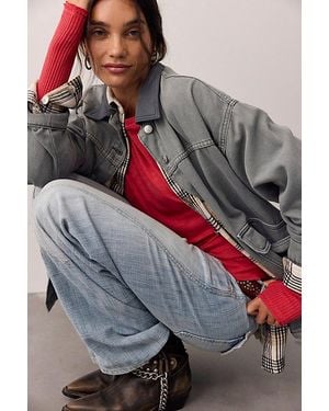 Free People Tinsley Long Sleeve Top - Grey