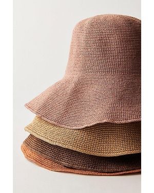 Free People Sunny Day Beach Hat - Brown