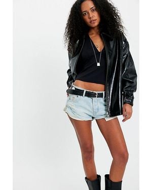 One Teaspoon Bandits Low-Waist Denim Shorts - Multicolour