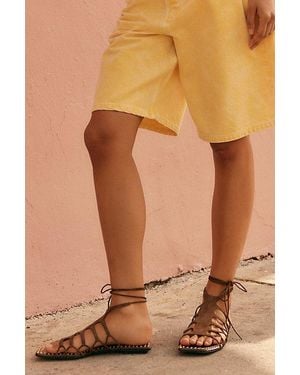 Jeffrey Campbell Wild Side Gladiator Sandals By - Yellow