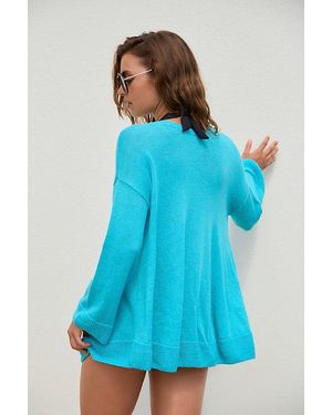 free-est Isadora Reversible Jumper Tunic By - Blue