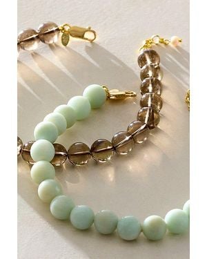 Free People Paloma Semiprecious Stone Anklet - Green