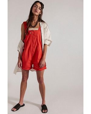 Free People We The Free Jude Shortalls - Red