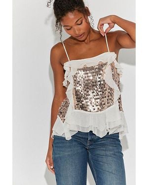 Free People Girl Of The Hour Tank Top - Multicolour