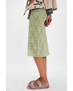 Free People Blossom Buckle Sandals - Green