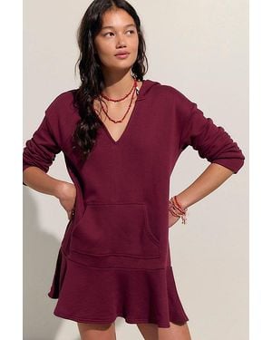 free-est Rafferty Hoodie Mini Dress By - Red