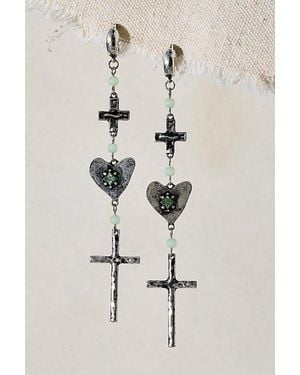 Free People Lenny Dangle Earrings - Natural