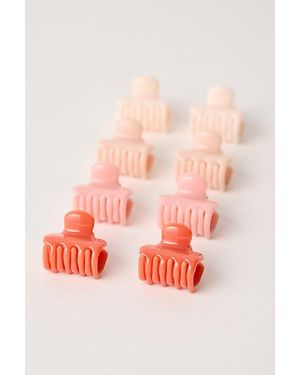 Kitsch Recycled Plastic Mini Claw Clips - Red