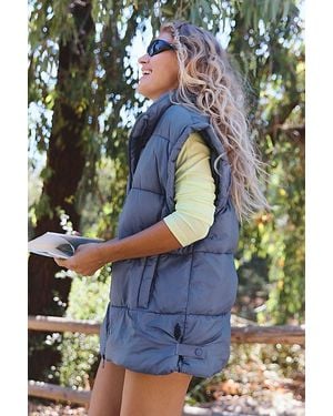 Fp Movement In A Bubble Puffer Vest - Multicolor