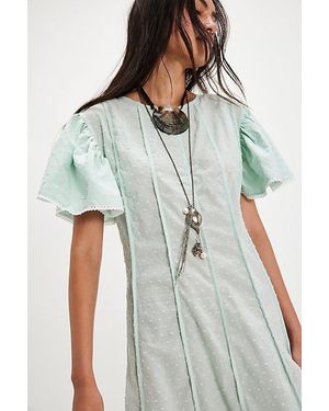 SWF Ruffle Sleeve Maxi Dress - Multicolor