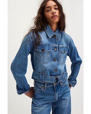 Wrangler Denim Moto Jacket - Blue