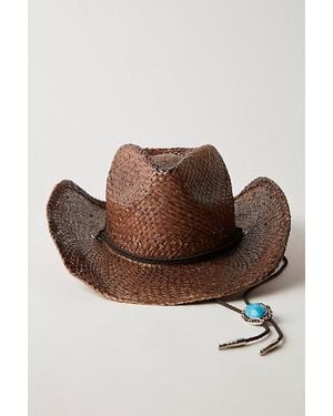Free People Coco Cowboy Hat - Brown
