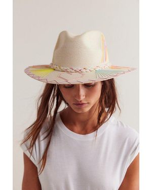 Corazon Playero Sunshine Embroidered Hat - Multicolor