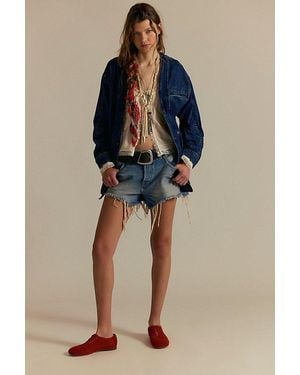 Free People Mathis Denim Jacket - Blue