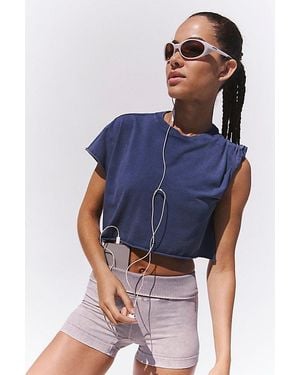 Fp Movement Hot Shot Cropped Tee - Blue