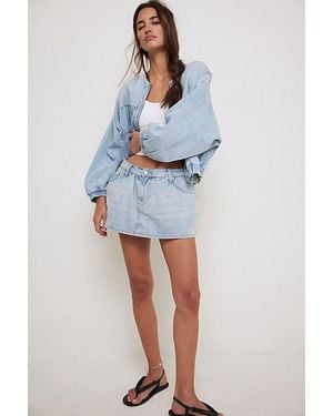 Free People We The Free Demi Denim Skort - Blue