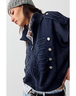Free People Band Cardi - Blue