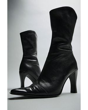Jeffrey Campbell Sweet Talker Snip Toe Boots - Grey