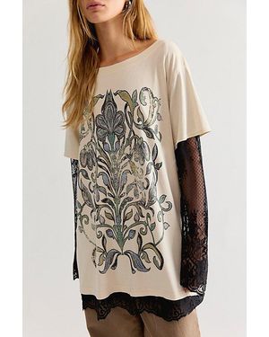 Free People Decked Out Twofer Top - Natural