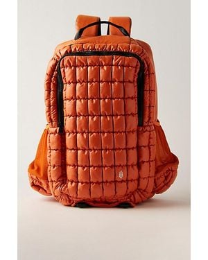 Free People Going Pro Quilted Backpack - Red