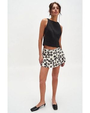 Free People Paradise Found Mini Skort - Black